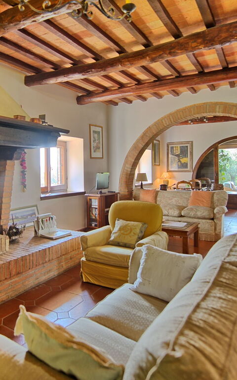 Casale Giulio: Frokostlokale, Stue