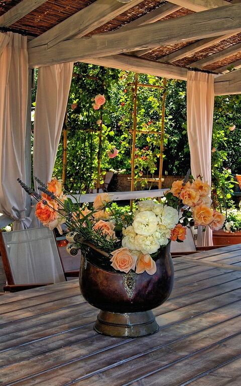 Villa Petrognano: pool, Udendørs, Visninger