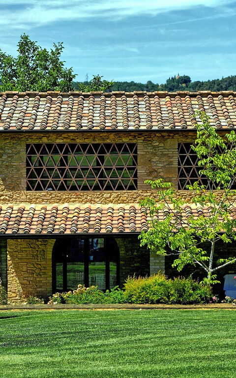 Villa Petrognano: Have, pool, Udendørs, Visninger