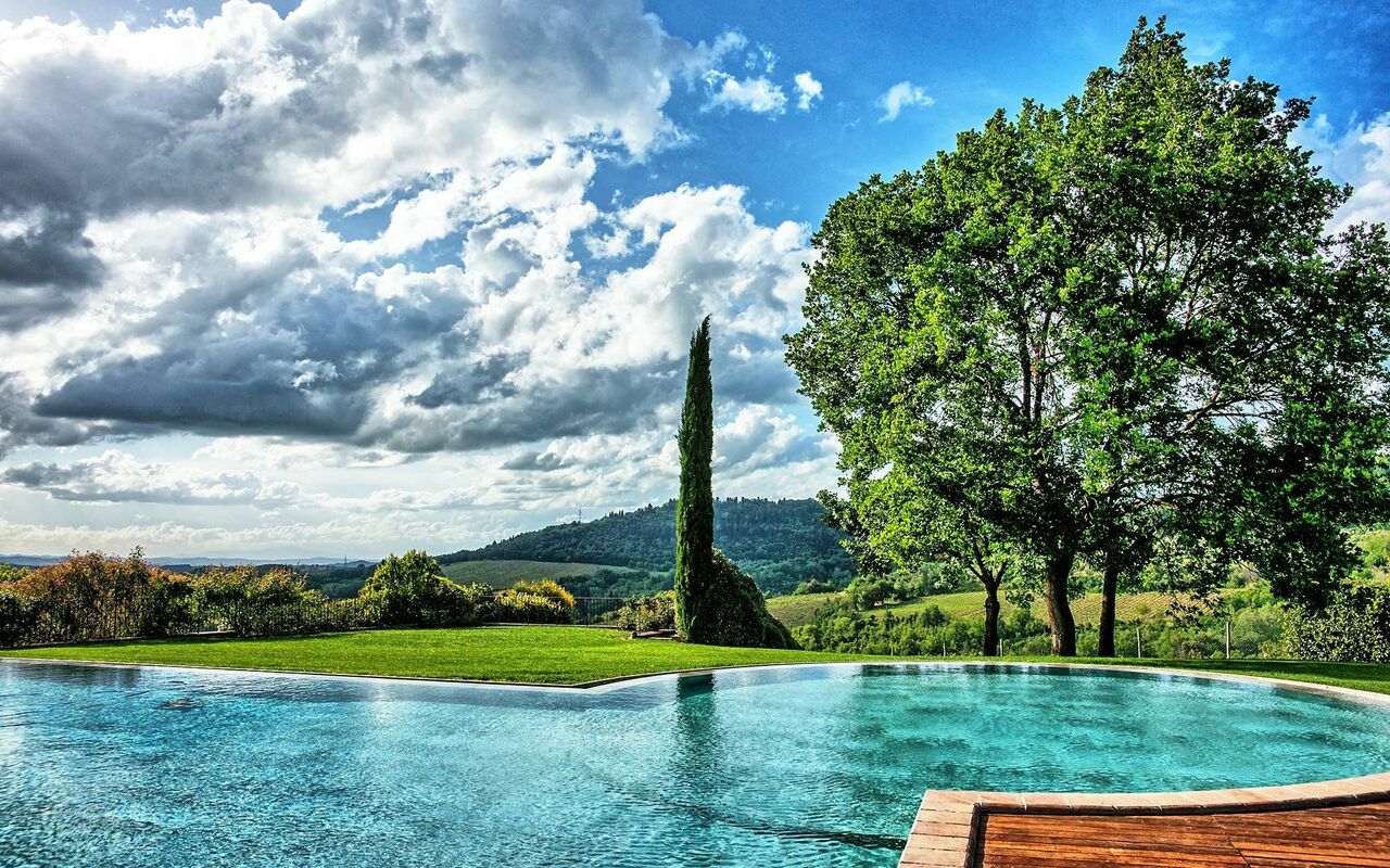 Villa Petrognano: pool, Visninger