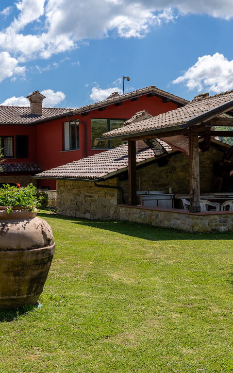Villa Contessa: Have, Udendørs, Udvendige