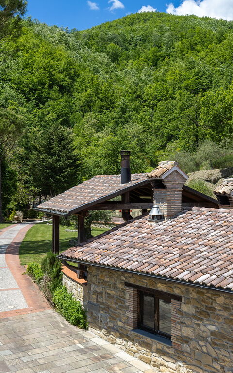 Villa Contessa: Have, Udendørs, Udvendige