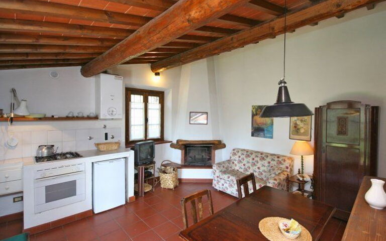 Feriebolig La Selva 1: Køkken, Stue