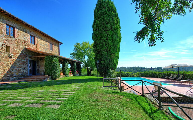 Il Frantoio: Have, Udvendige