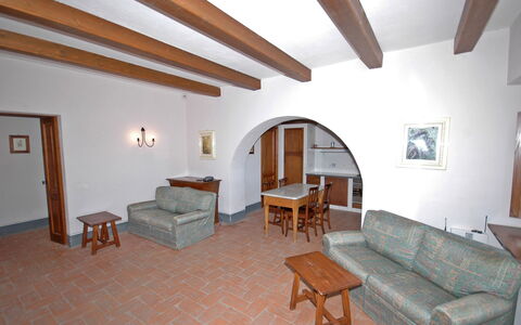 Feriebolig Fornacino 5: Frokostlokale, Køkken, Stue