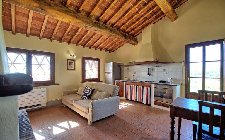 Feriebolig Fornacino 6: Køkken, Stue