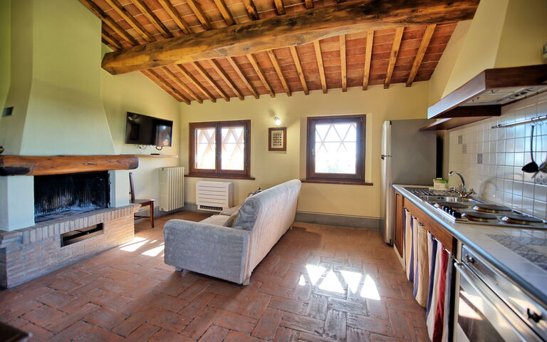 Feriebolig Fornacino 6: Køkken, Stue