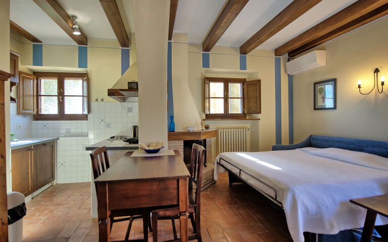 Feriebolig Fornacino 4: Frokostlokale, Køkken, Stue