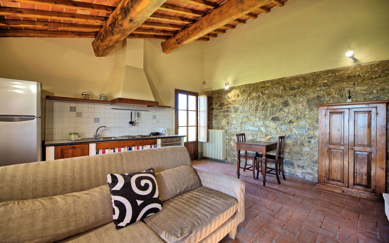 Feriebolig Fornacino 6: Køkken, Stue