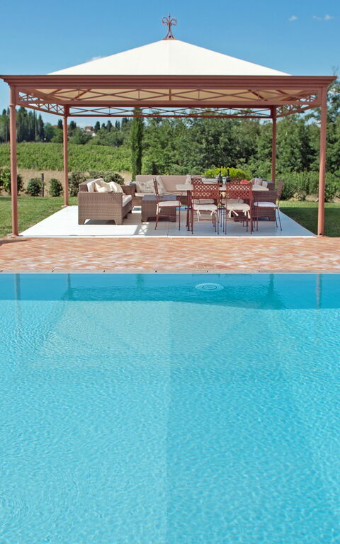 Villa Insoglio: Have, pool