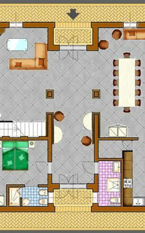 Villa Insoglio: Planimetri