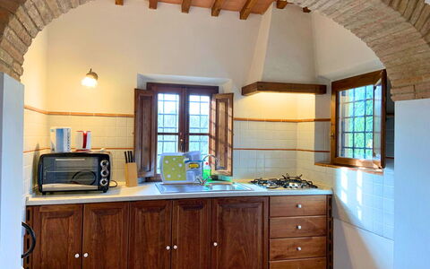 Feriebolig Le Fonti 2: Køkken