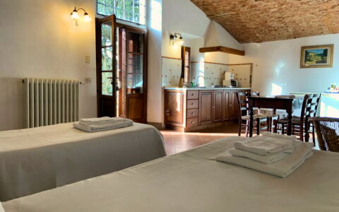 Feriebolig Le Fonti 4: Frokostlokale, Køkken, Stue