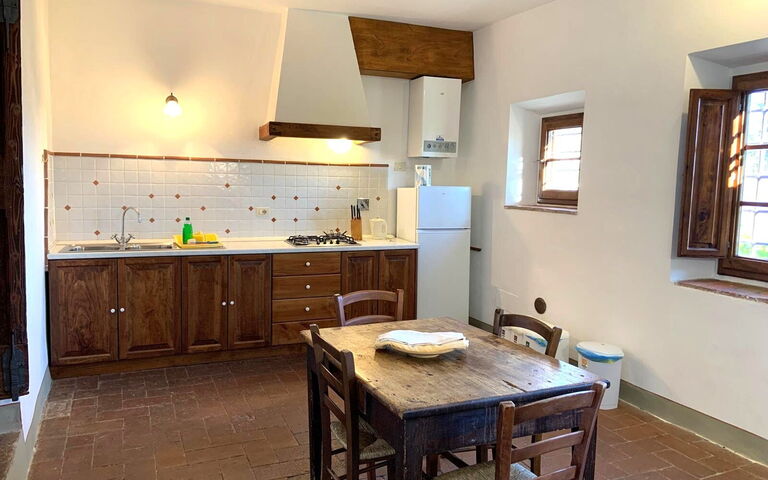 Feriebolig Le Fonti 11: Frokostlokale, Køkken