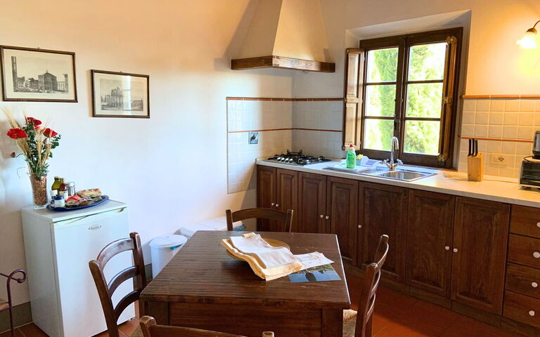 Feriebolig Le Fonti 5: Frokostlokale, Køkken