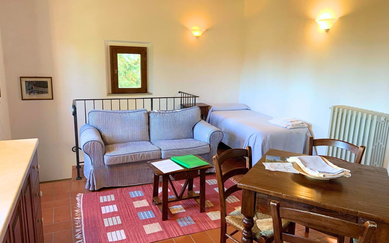 Feriebolig Le Fonti 5: Frokostlokale, Stue