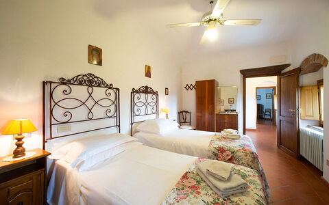 Feriebolig Vasche 1: soveværelse