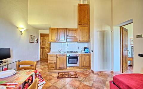 Feriebolig Certaldo 2: Frokostlokale, Køkken, Stue