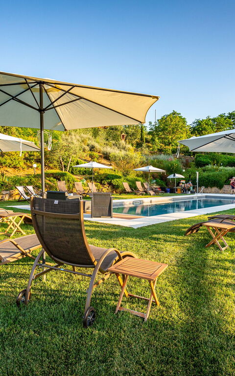 Villa Amadeo: Have, pool, Udendørs, Udvendige