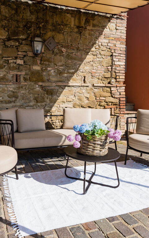 Villa Angelica: Udendørs, Udvendige