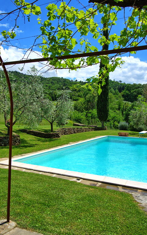 Villa Lo Scoiattolo: Have, pool, Udendørs