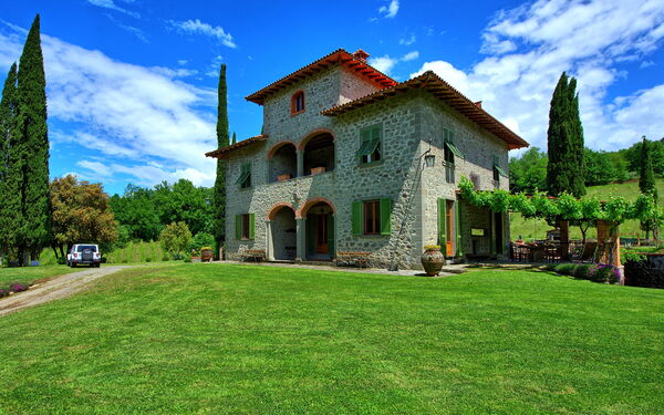 Villa Lo Scoiattolo: Have, Udendørs