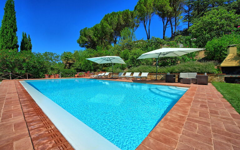 Casa Lucia: Have, pool, Sommer, Udendørs