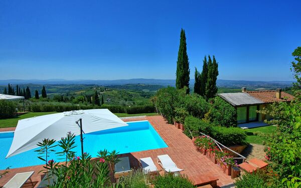 Casa Lucia: Have, pool, Sommer, Udendørs, Visninger