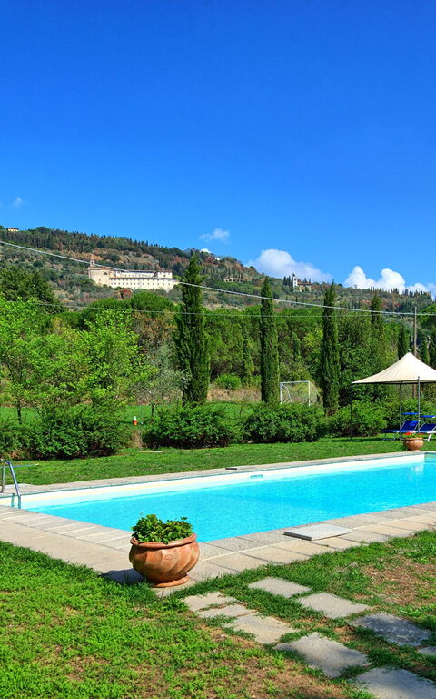 Villa Elisa: Have, pool