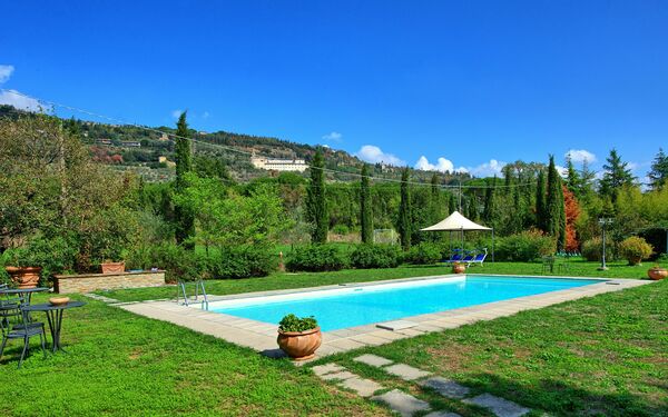Villa Elisa: Have, pool
