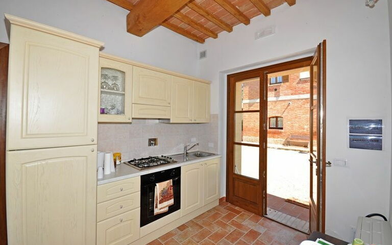 Feriebolig Pienza c: Frokostlokale, Køkken, Stue