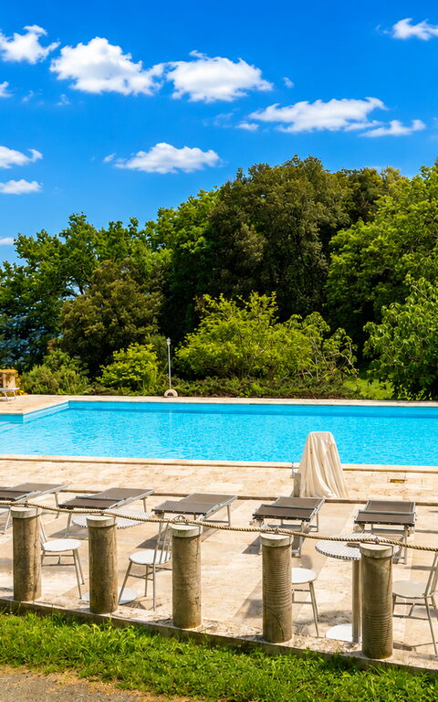 Le Querciolaie with Geothermal Pool: pool, Udendørs, Udvendige
