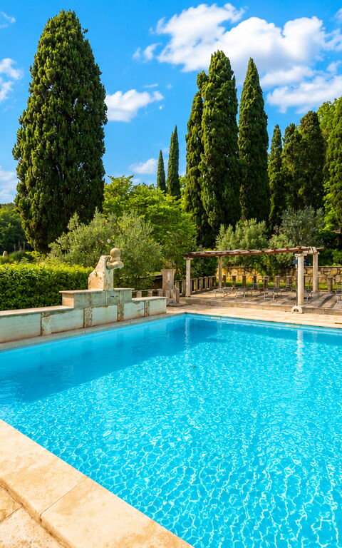 Le Querciolaie with Geothermal Pool: pool, Udendørs, Udvendige