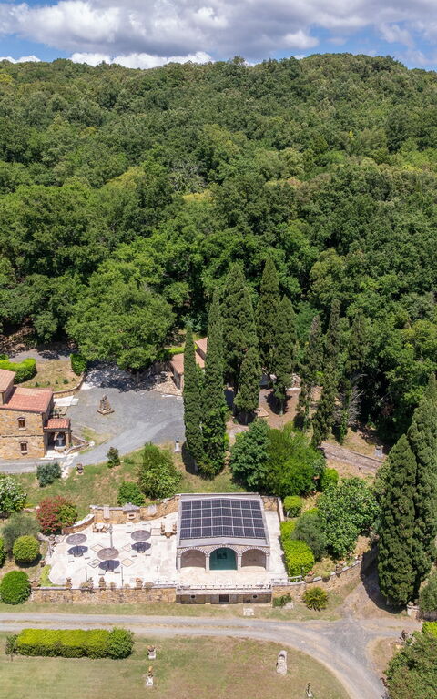 Le Querciolaie with Geothermal Pool: Udendørs, Visninger