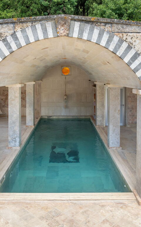 Le Querciolaie with Geothermal Pool: boblebad, pool, Udendørs