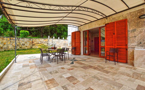 Feriebolig Dependance 1: Have, Udendørs, Udvendige