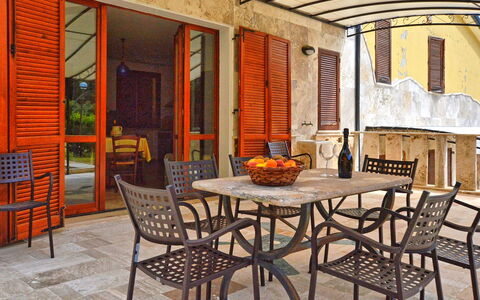 Feriebolig Dependance 1: Have, Udendørs, Udvendige