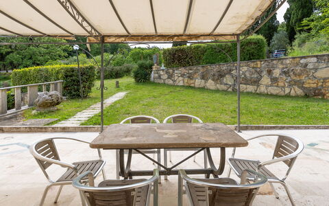 Feriebolig Dependance 1: Altan / terrasse / gårdhave