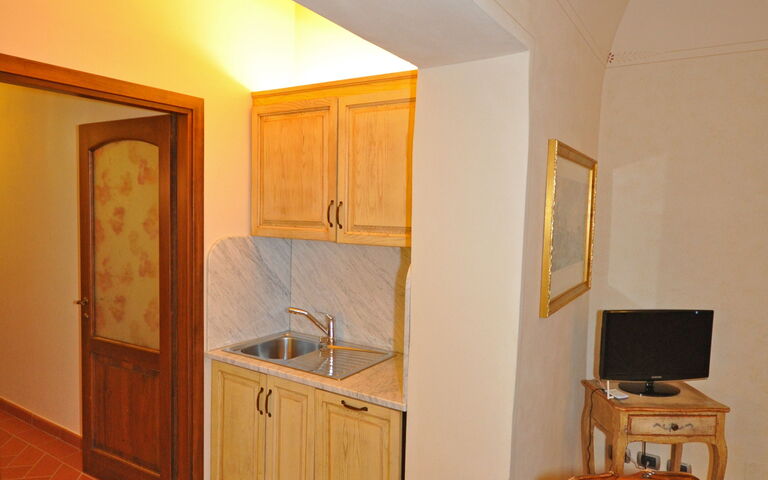 Feriebolig Dante 4: Frokostlokale, Køkken, Stue