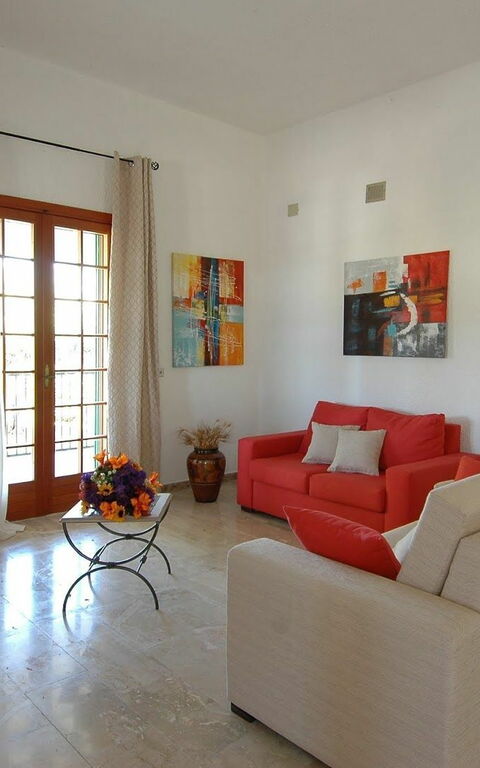 Villa Contrada: Frokostlokale, Stue