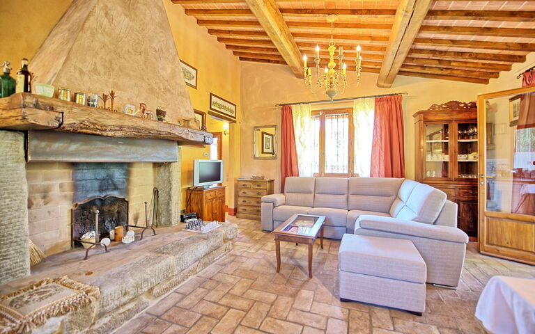 Casa Cipressi: Frokostlokale, Stue