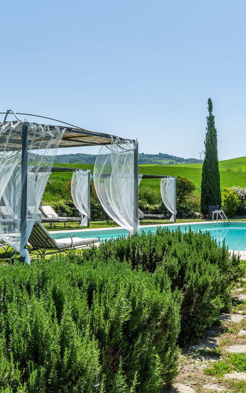 Villa Castiglione: Have, pool, Udendørs, Visninger