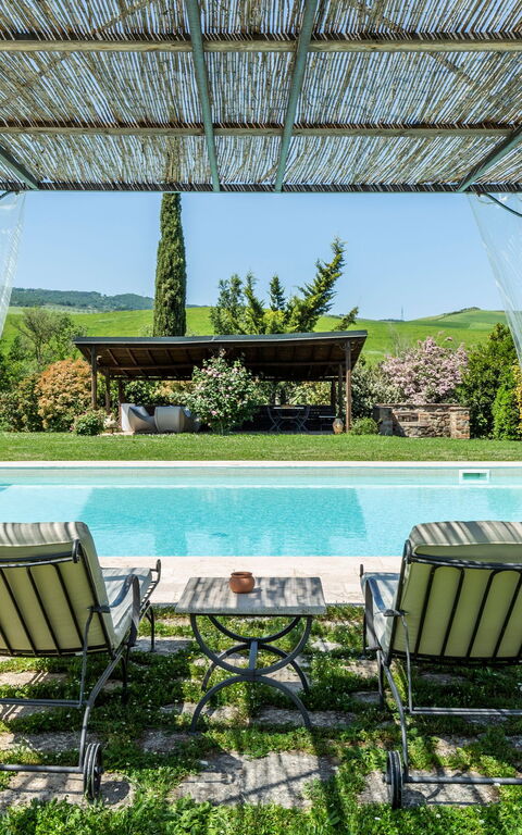 Villa Castiglione: pool, Udendørs