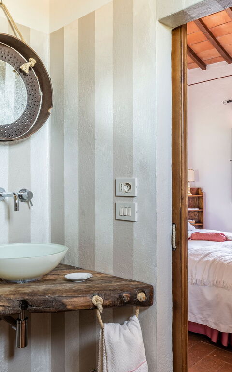 Villa Castiglione: Badeværelse, soveværelse