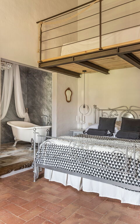 Villa Castiglione: soveværelse