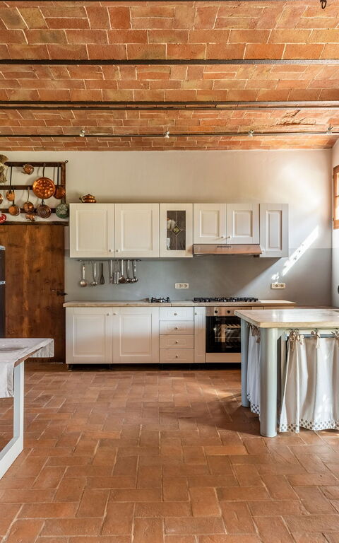 Villa Castiglione: Frokostlokale, Køkken