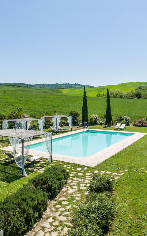 Villa Castiglione: Have, pool, Udendørs, Visninger