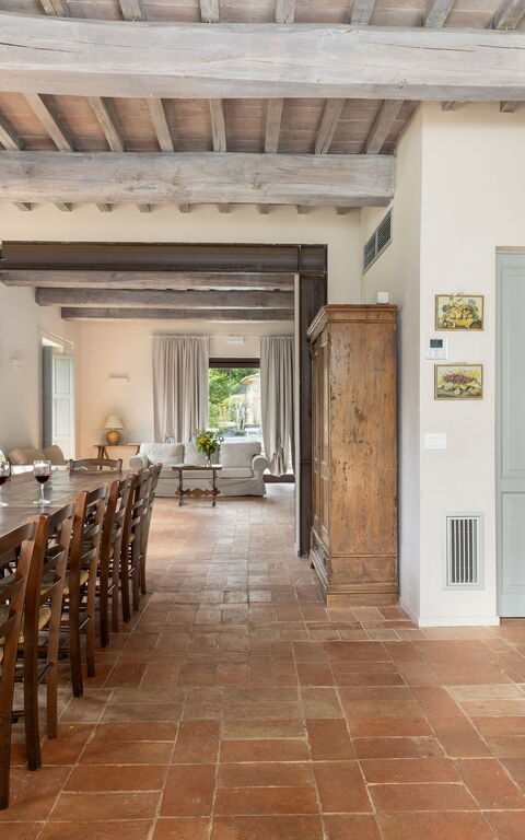 Villa Casentino: Frokostlokale, Køkken