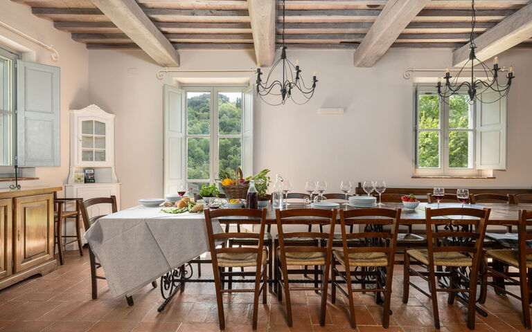 Villa Casentino: Frokostlokale