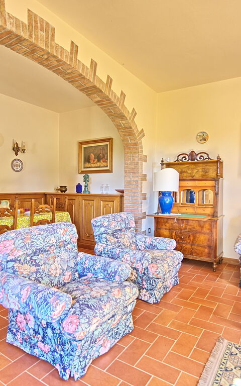 Casale Ambra: Frokostlokale, Stue